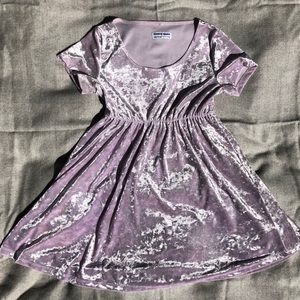 American Apparel Velvet Mini Dress